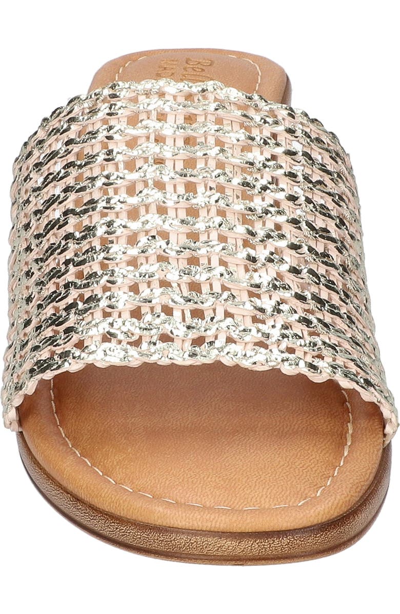 Bella Vita Eni-Italy Slide Sandal, Alternate, color, Gold Woven
