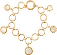 Freya Rose Forged Circular Bracelet, Gold