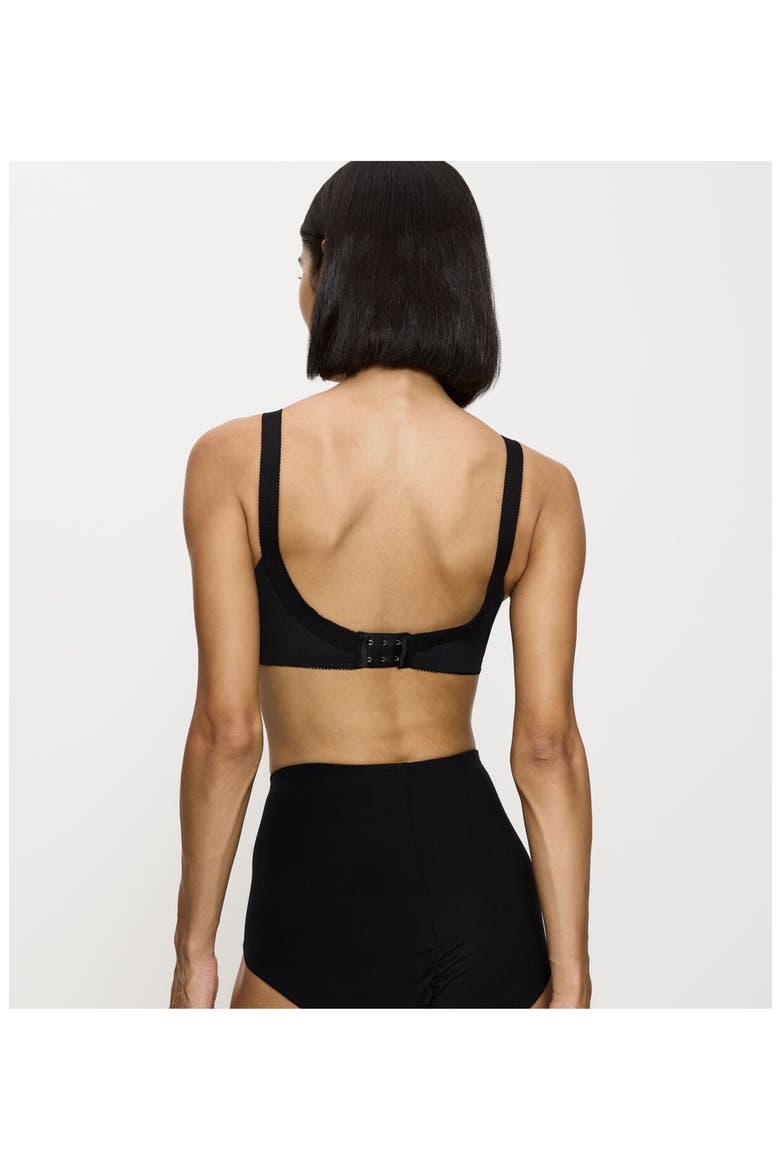 Doreen X Bra, Alternate, color, Black