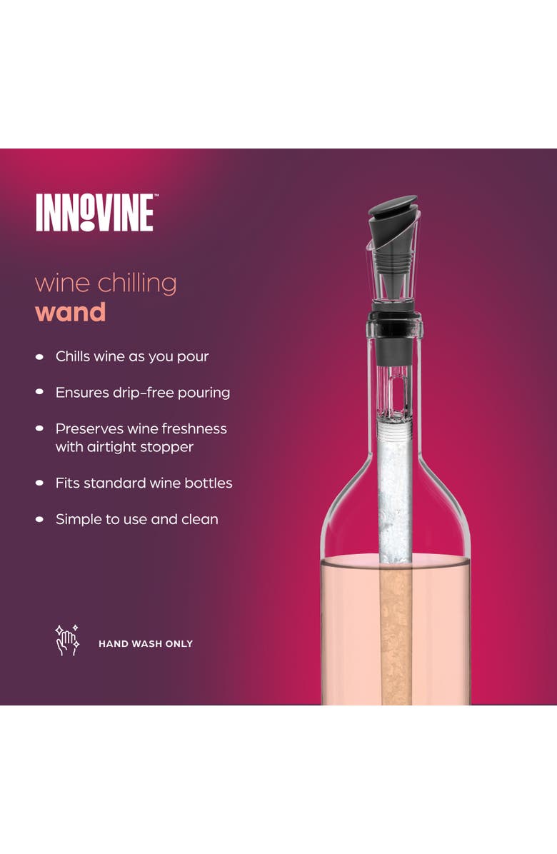 Innovine Wine Cooling Wand, Alternate, color, Graphite