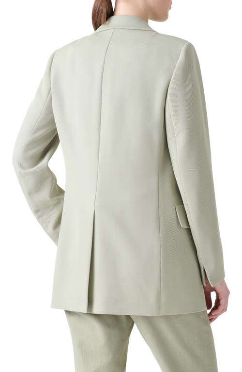 Akris Punto Single-breasted Wool Tricotine Boyfriend Blazer
