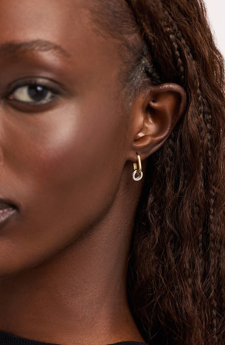 Ana Luisa Solid Yellow Gold - Eclipse Hoop Set, Alternate, color, Gold