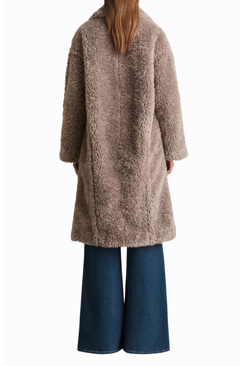 Darla Faux Fur Coat, Alternate, color, MINK NEUTRAL