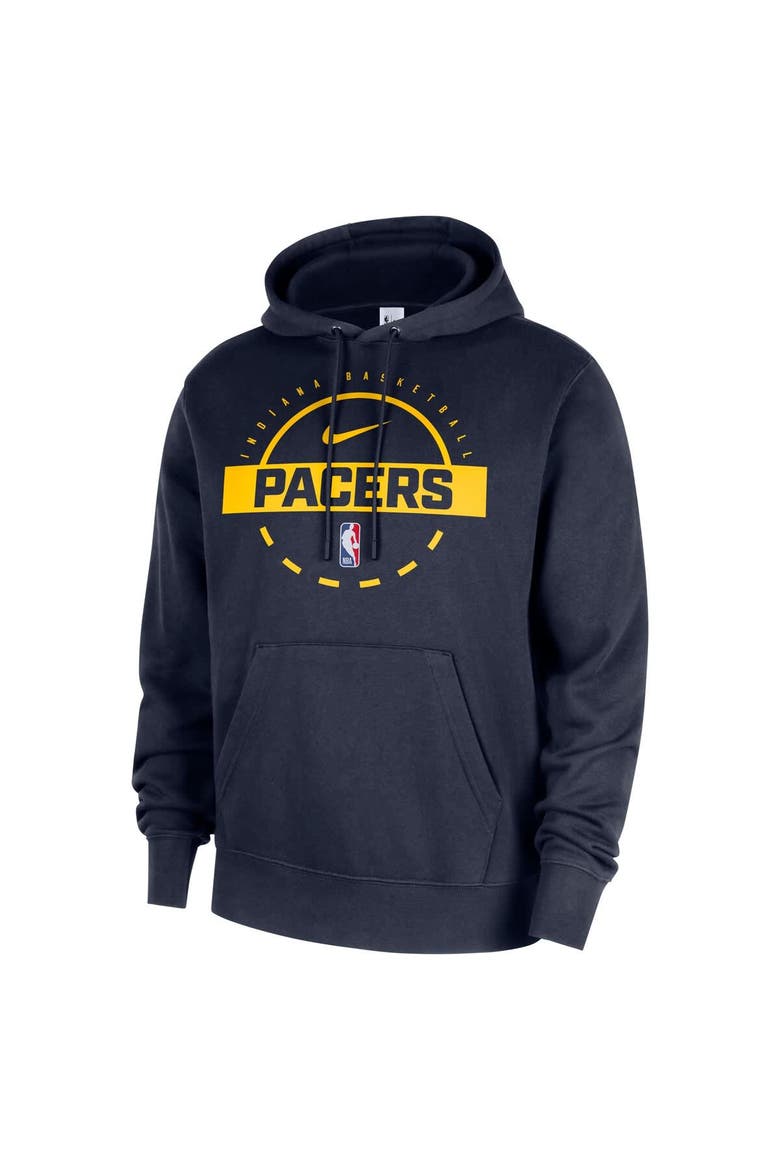Men's Nike Navy Indiana Pacers 2025/26 Authentic Practice Club Pullover Hoodie, Alternate, color, Navy