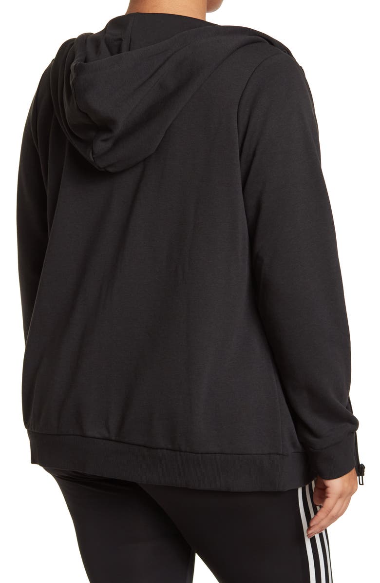 adidas Essentials Logo Full-Zip Hoodie, Alternate, color,