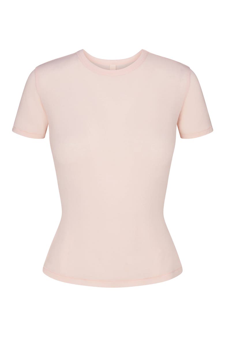 Sheer Modal Long T-Shirt, Alternate, color, PRIMROSE