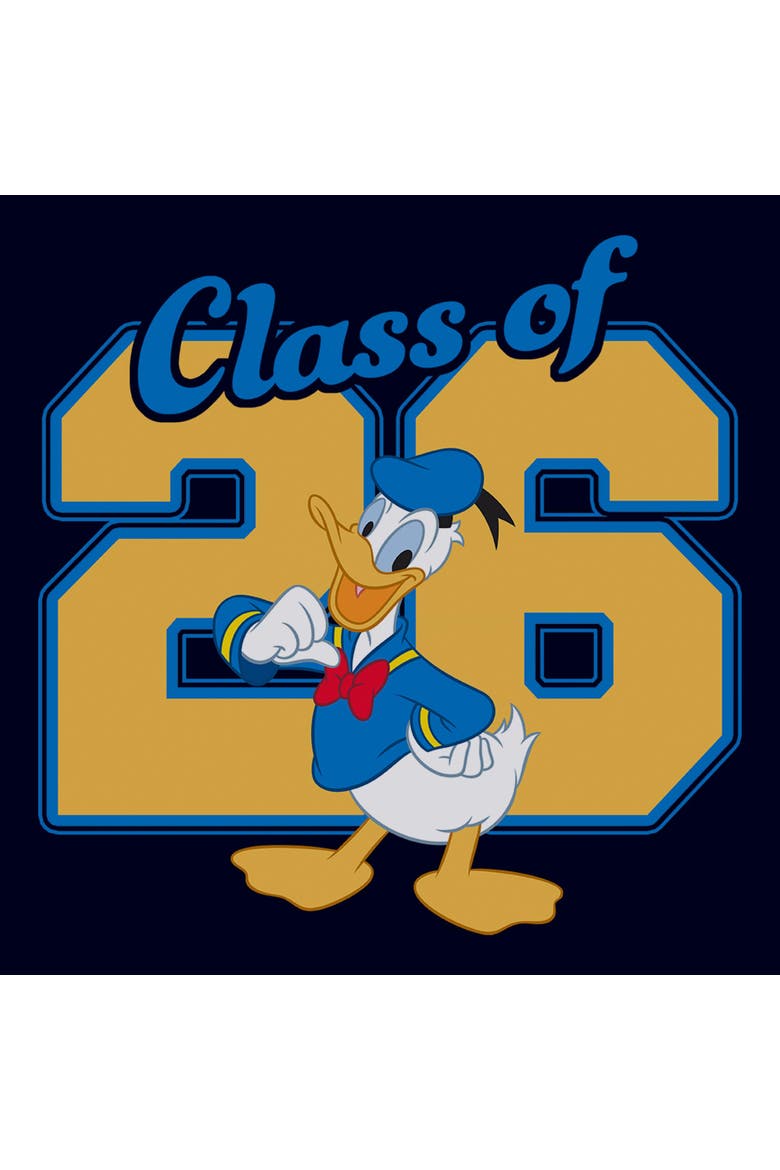 Men's Mickey & Friends Donald Class of 26  Graphic T-Shirt, Alternate, color, Navy Blue