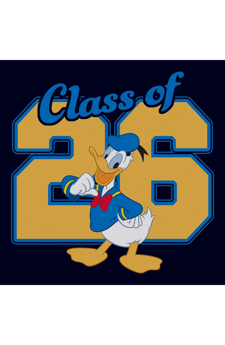 Mickey & Friends Men's Mickey & Friends Donald Class of 26  Graphic T-Shirt, Alternate, color, Navy Blue