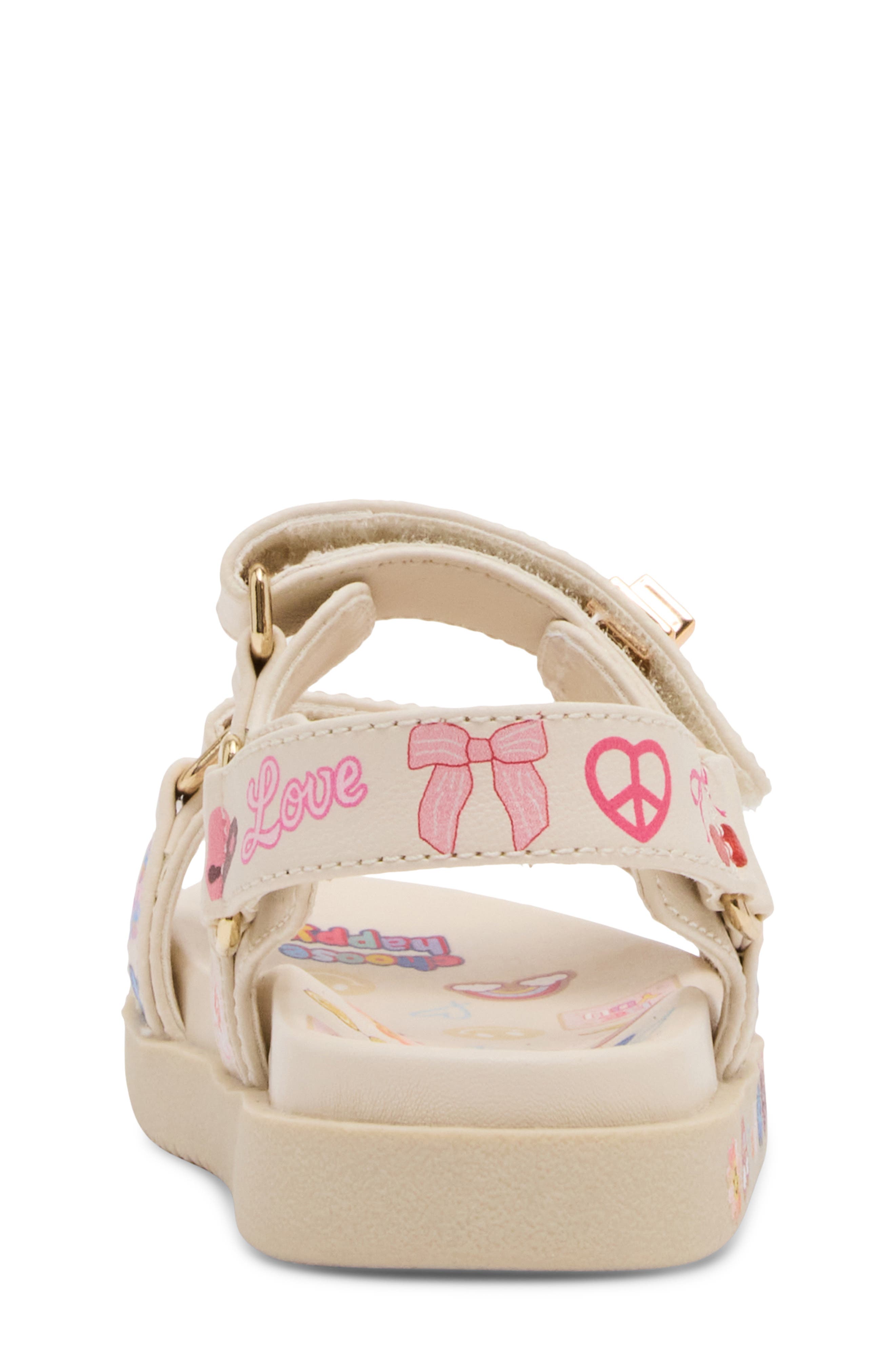Steve Madden Kids' Tmona Slingback Platform Sandal, Alternate, color, Bone