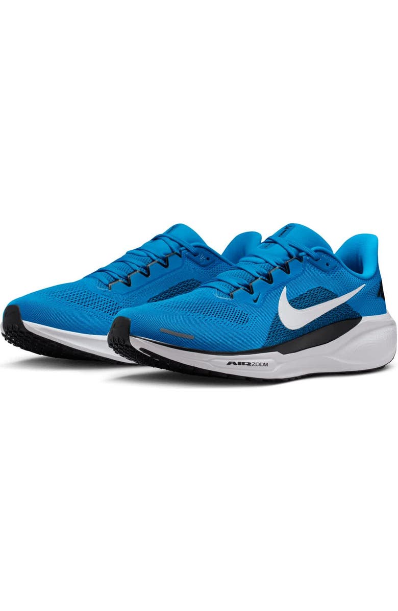 Nike Unisex Nike Blue Carolina Panthers Air Zoom Pegasus 41 Sneakers, Alternate, color, Blue