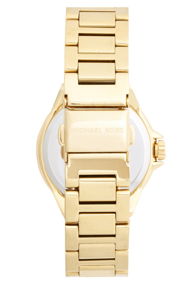 Michael Kors 'Petite Lexington' Bracelet Watch, 26mm, Alternate, color, GOLD