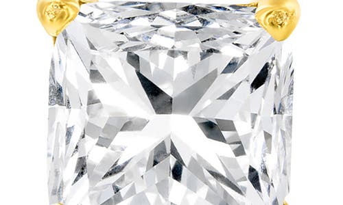 Blackjack 8mm Square Cubic Zirconia Stud Earrings