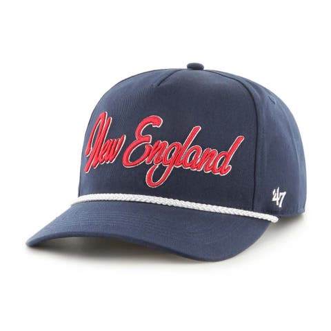 Men's '47 Navy New England Patriots Overhand Hitch Adjustable Hat