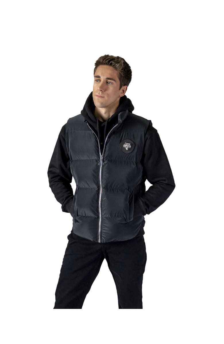 Woodpecker Unisex Vest, Main, color, Black Diamond