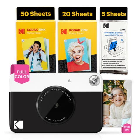 Instant Camera + 75 Photo Sheets