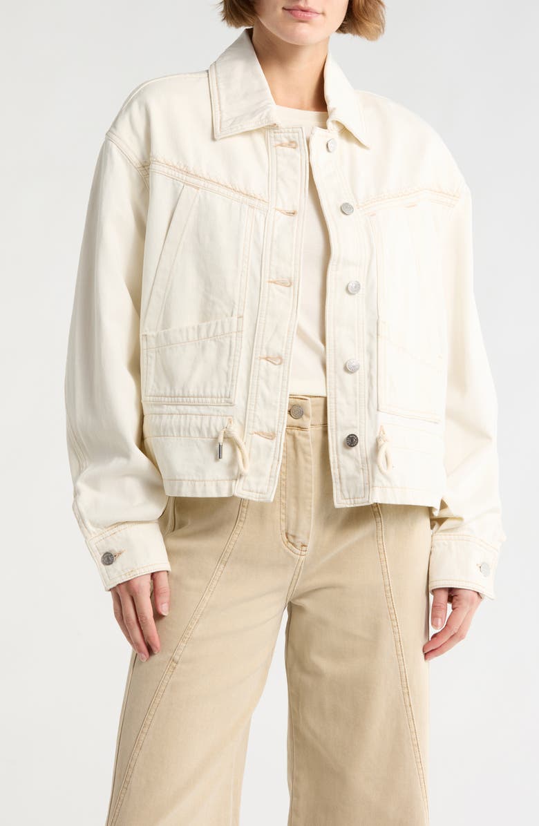 BOSS Orange Denim Jacket, Main, color, Natural