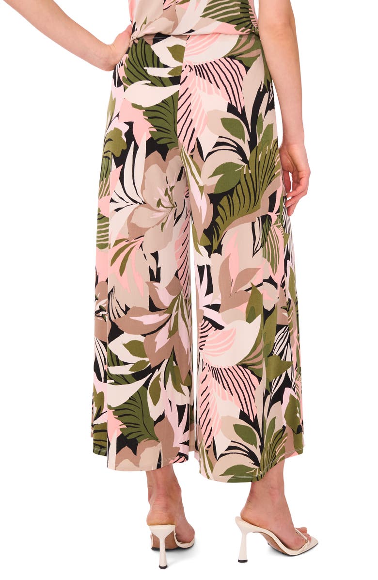 Vince Camuto Print Crop Wide Leg Pants, Alternate, color, 