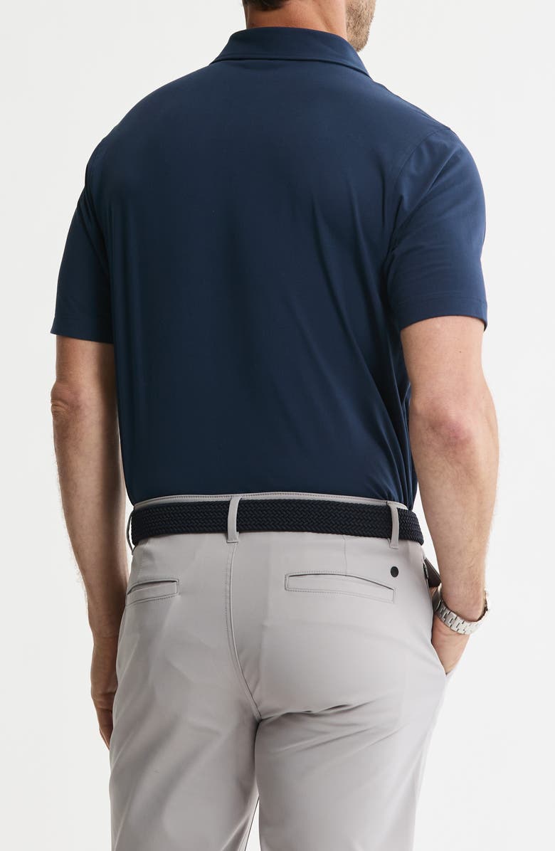 JACHS Performance Stripe Polo, Alternate, color, Navy