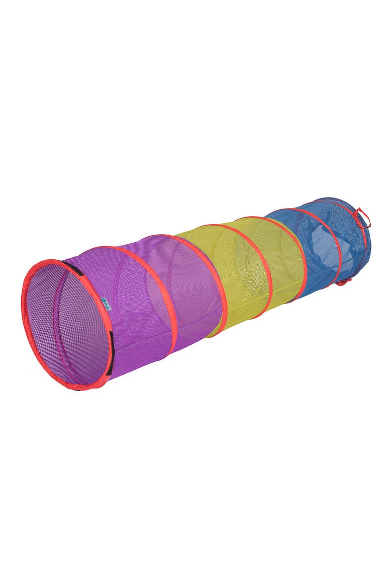 6-Foot See-Through Institutional Tunnel, Alternate, color, PURPLE GREEN BLUE