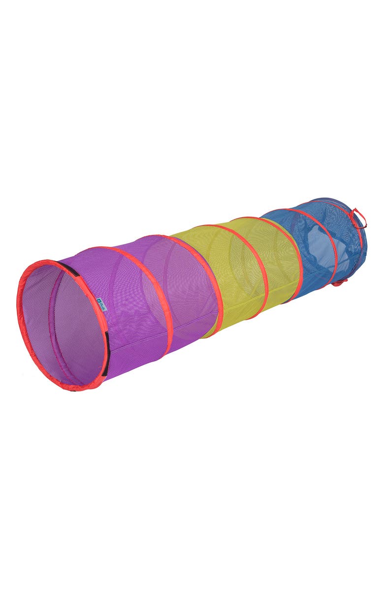 Pacific Play Tents 6-Foot See-Through Institutional Tunnel, Alternate, color, Purple Green Blue