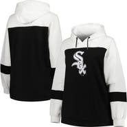 PROFILE Women's Black Chicago White Sox Plus Size Colorblock Pullover Hoodie