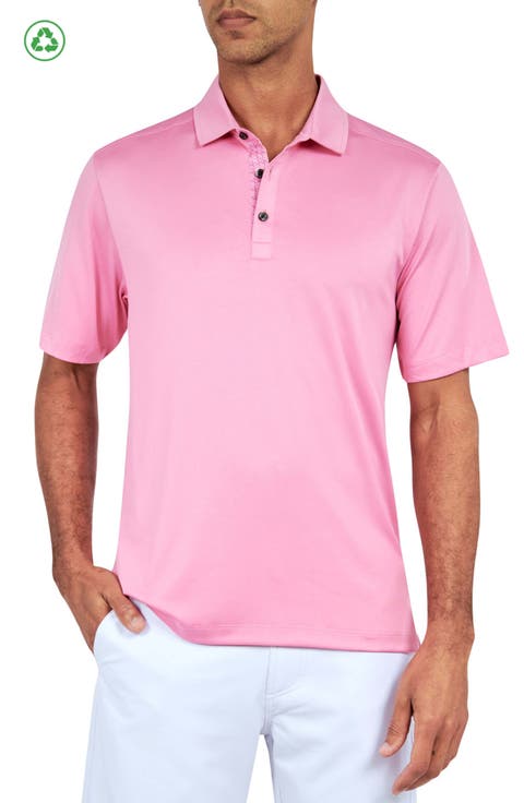 Regular Fit Solid Recycled Performance Golf Polo