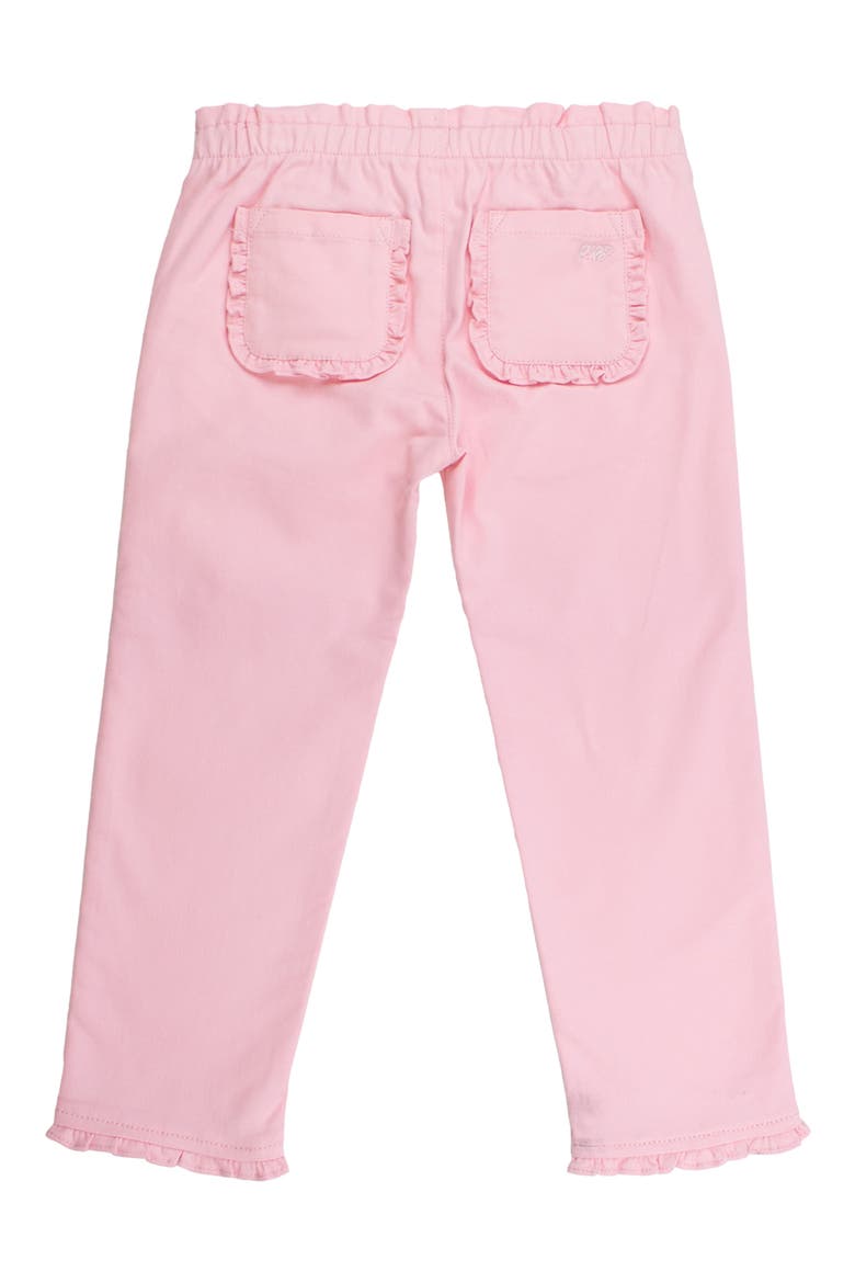 Kids' Ruffle Straight Leg Jeans, Alternate, color, PINK