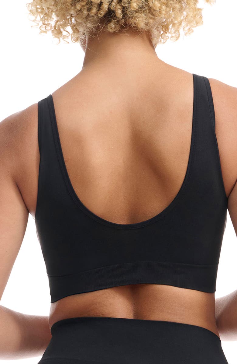 adidas Originals Scoop Lounge Sports Bra, Alternate, color, Black