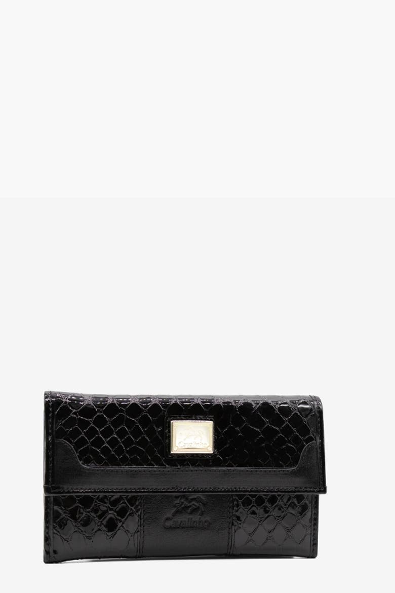 Honor Leather Wallet 225, Alternate, color, Black