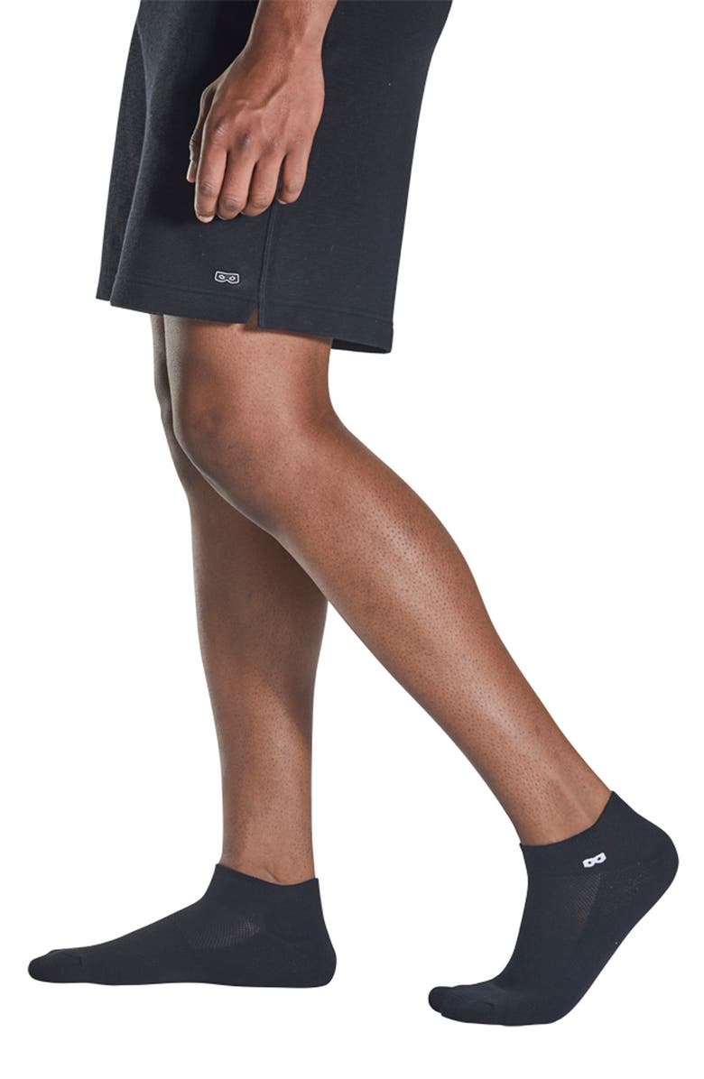 Pair of Thieves 6-Pack Sporty Cushion Low Cut Socks, Alternate, color, Black