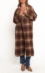 Petal & Pup Maya Plaid Coat