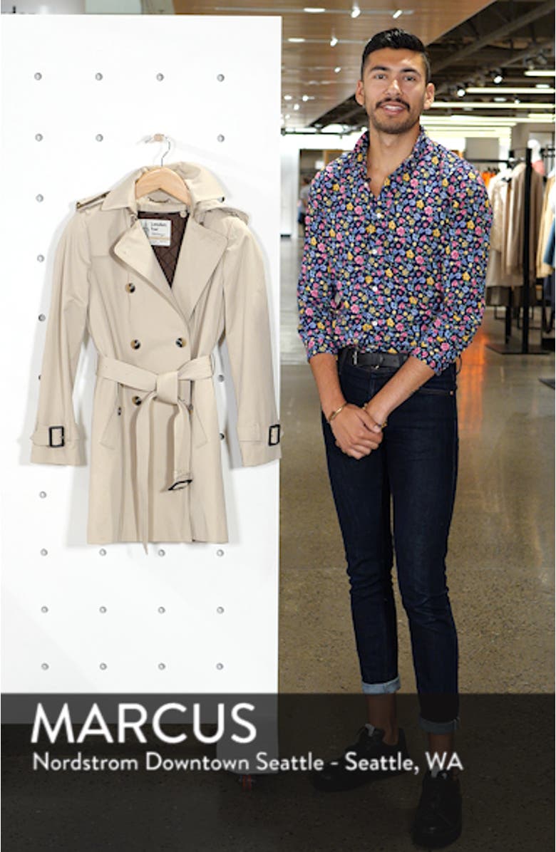 Trench Coat with Detachable Liner & Hood, sales video thumbnail