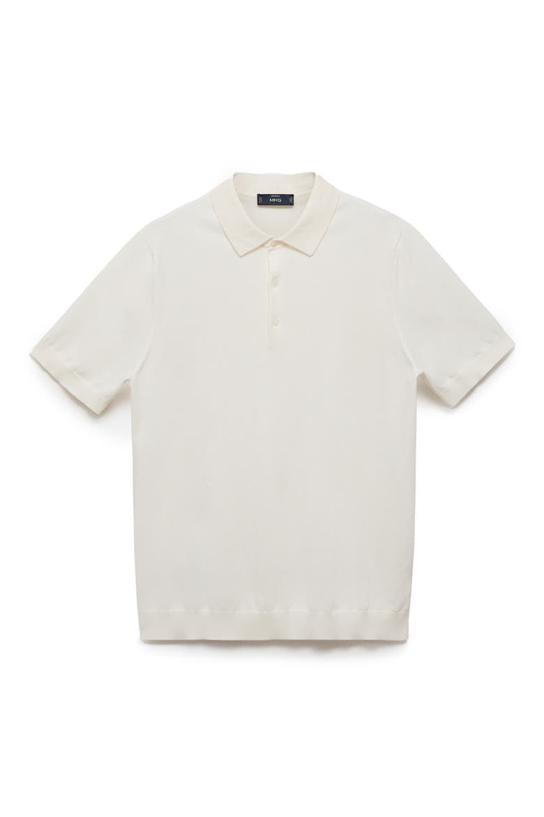 Cotton Polo Shirt, Alternate, color, OFF WHITE
