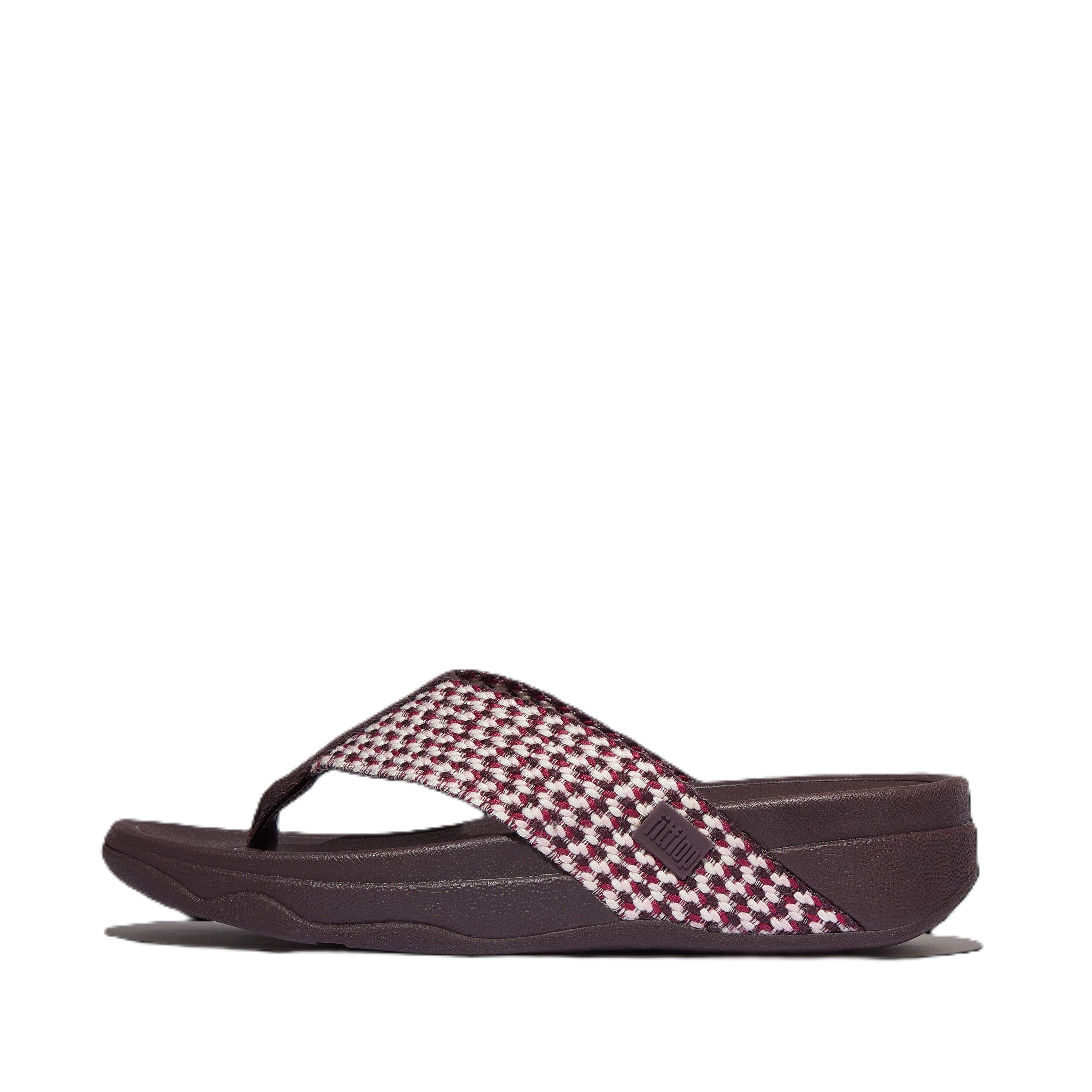 FitFlop Surfa Multi Tone Toe Post Sandals, Alternate, color, Plumberry