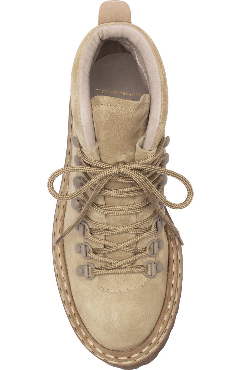 Officine Creative Blossom 005 leather bootie, Alternate, color, Beige