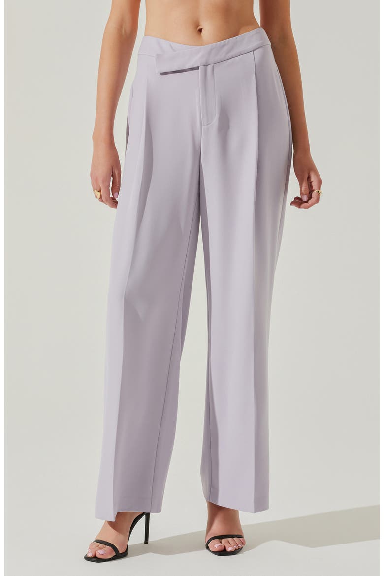 Rubina Pleated Wide Leg Pants, Alternate, color, LAVENDER