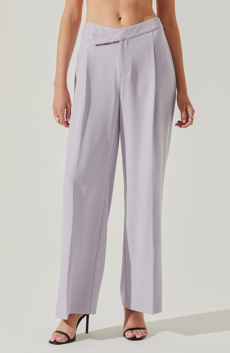 ASTR the Label Rubina Pleated Wide Leg Pants, Alternate, color, Lavender