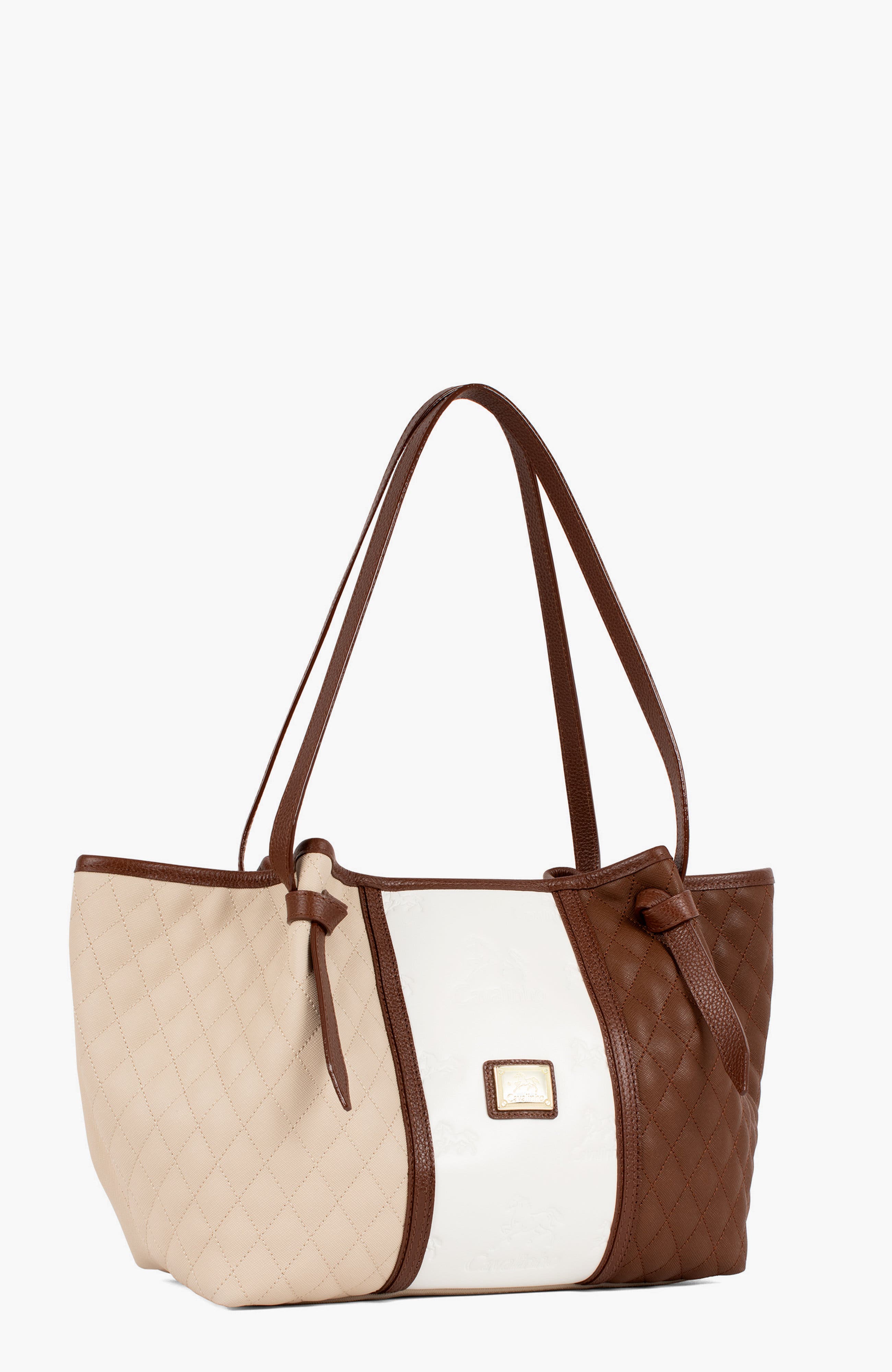 Sublime 637 Shoulder Bag, Alternate, color, Camel Brown / Beige / White