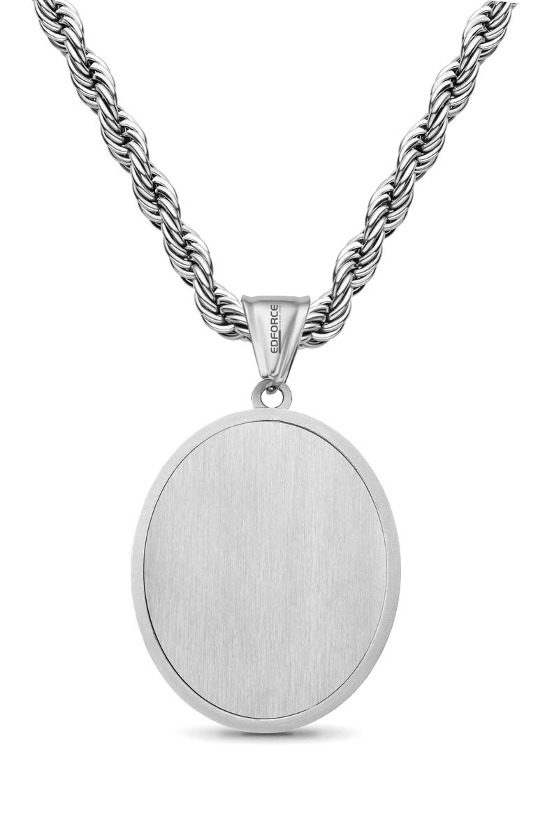 St. Christopher Pendant Necklace, Alternate, color, SILVER
