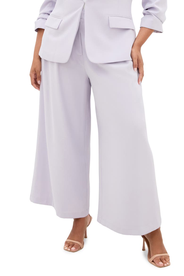Abbie Wide Leg Pants, Main, color, LILAC