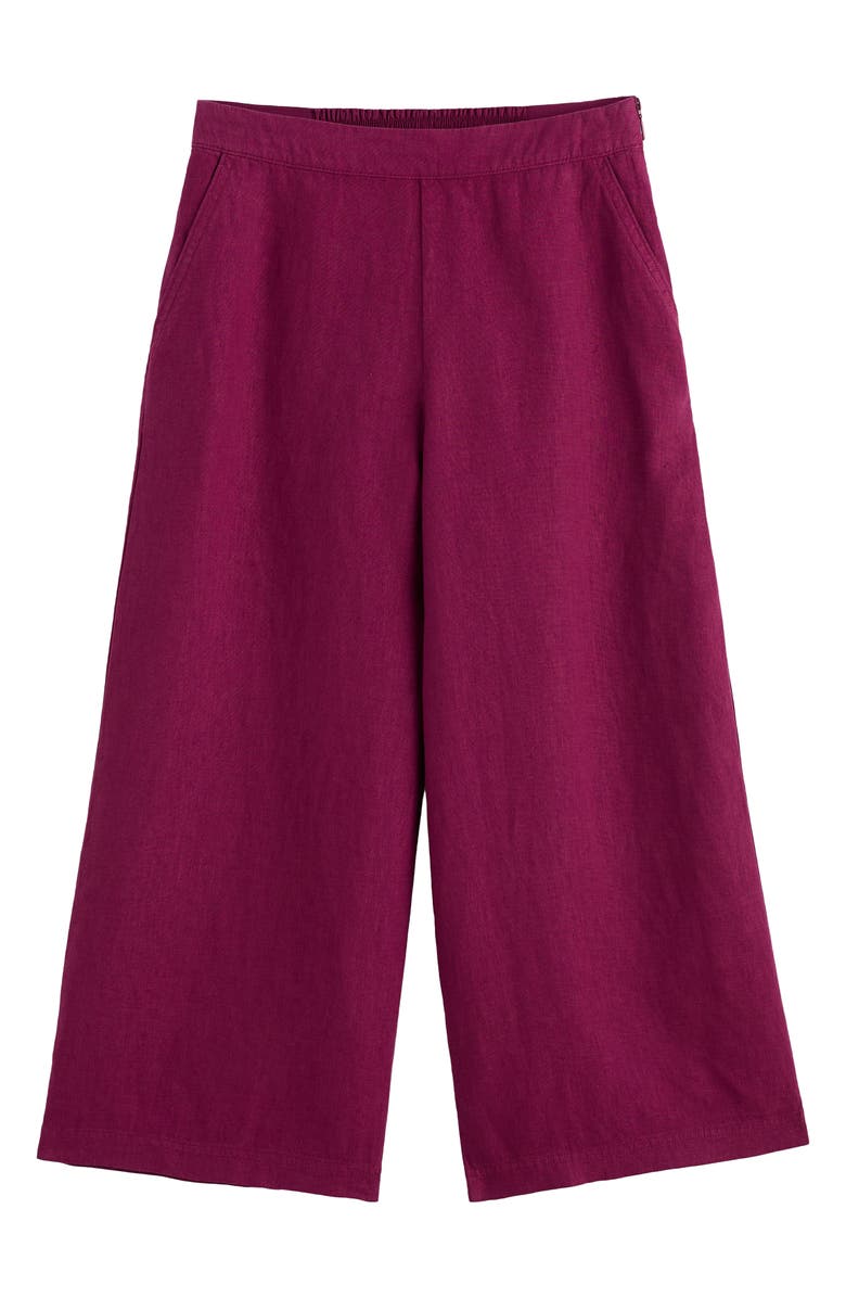 Seasalt Cornwall Merrivale Linen Culottes, Alternate, color, Dark Freesia