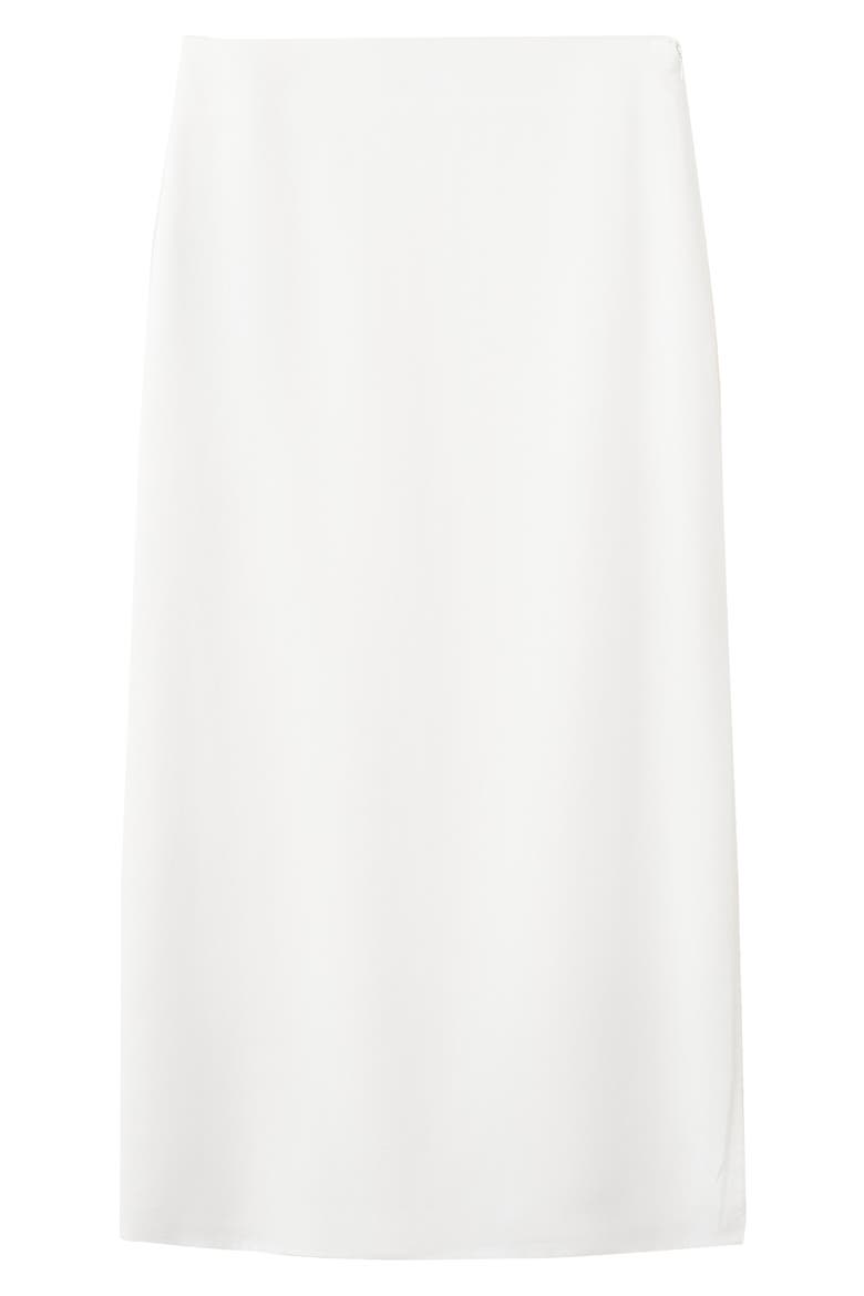 Side Slit Midi Skirt, Alternate, color, OFF WHITE