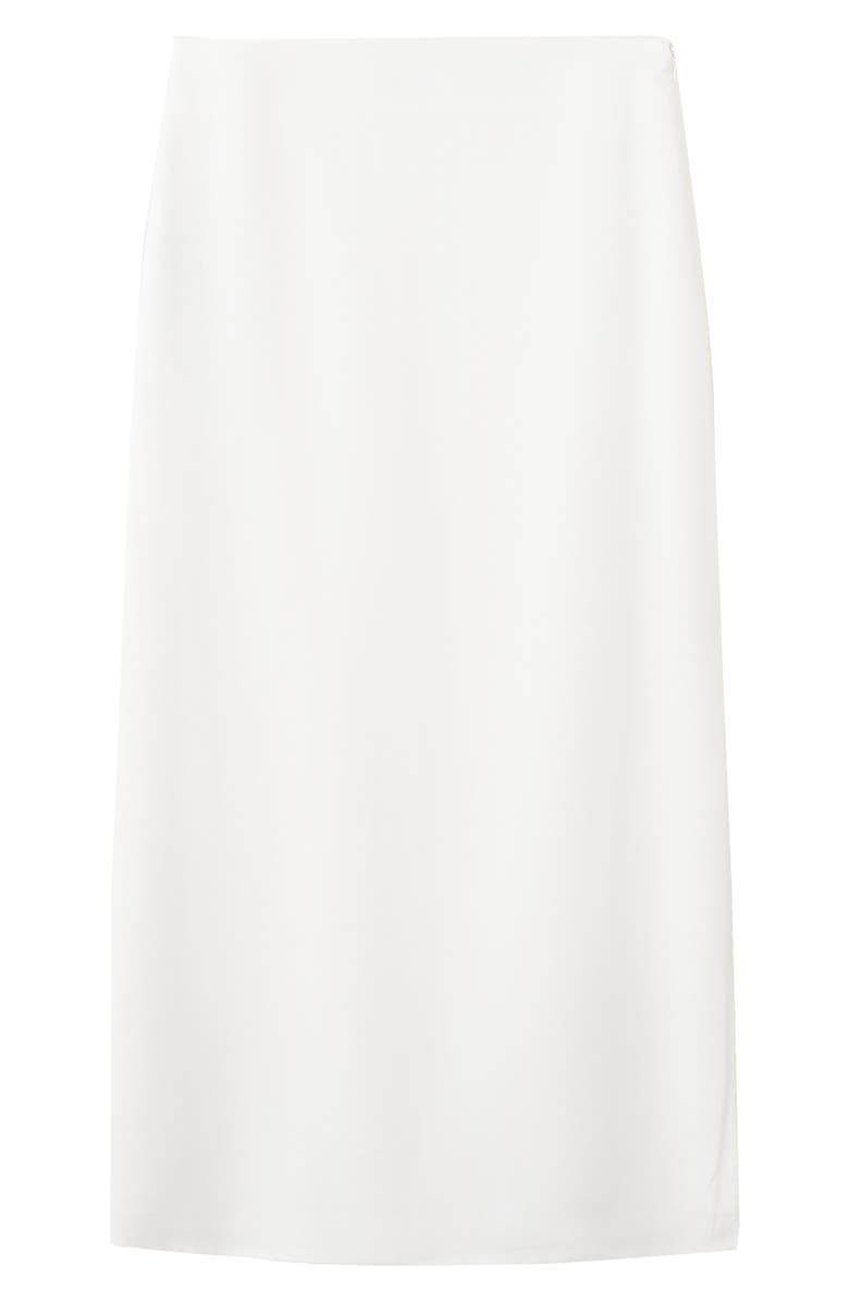MANGO TEEN Side Slit Midi Skirt, Alternate, color,