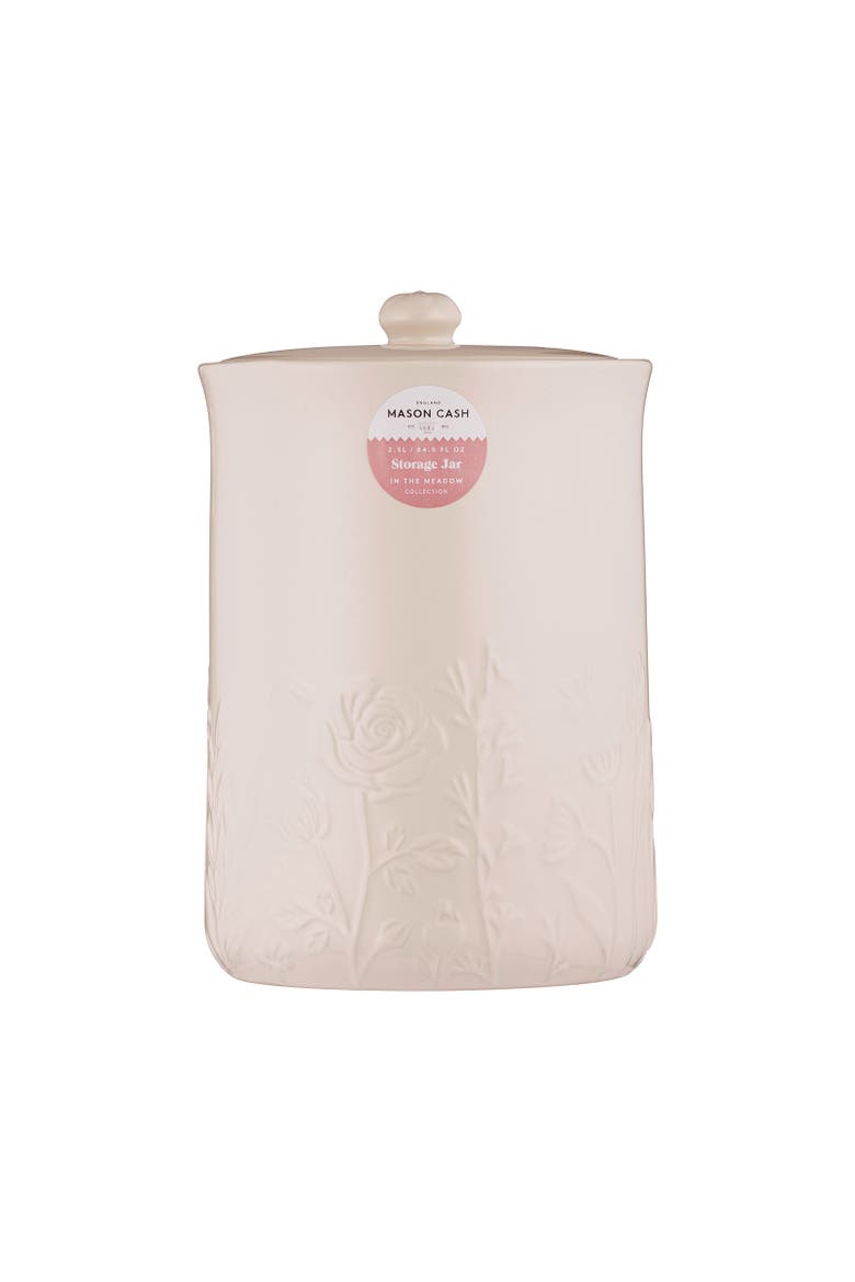 In The Meadow Large Storage Crock, 9" x 6", Alternate, color, Cream