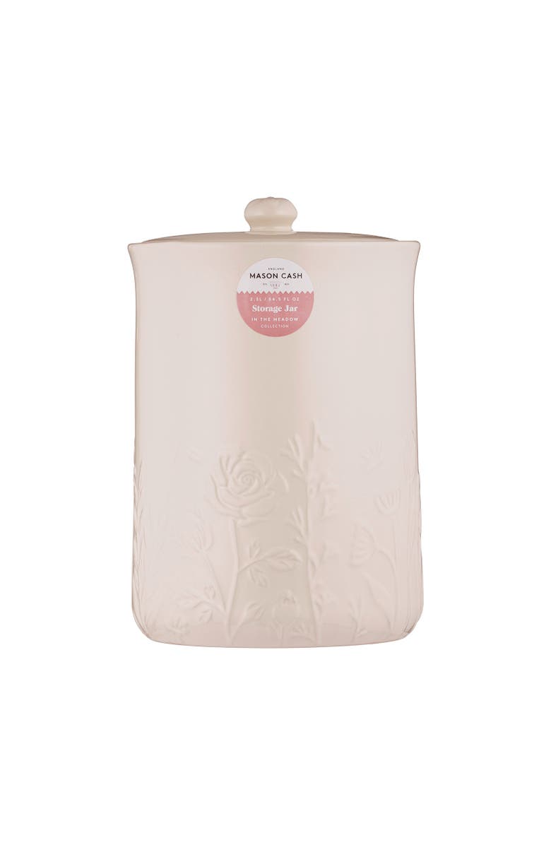 MASON CASH In The Meadow Large Storage Crock, 9" x 6", Alternate, color, Cream