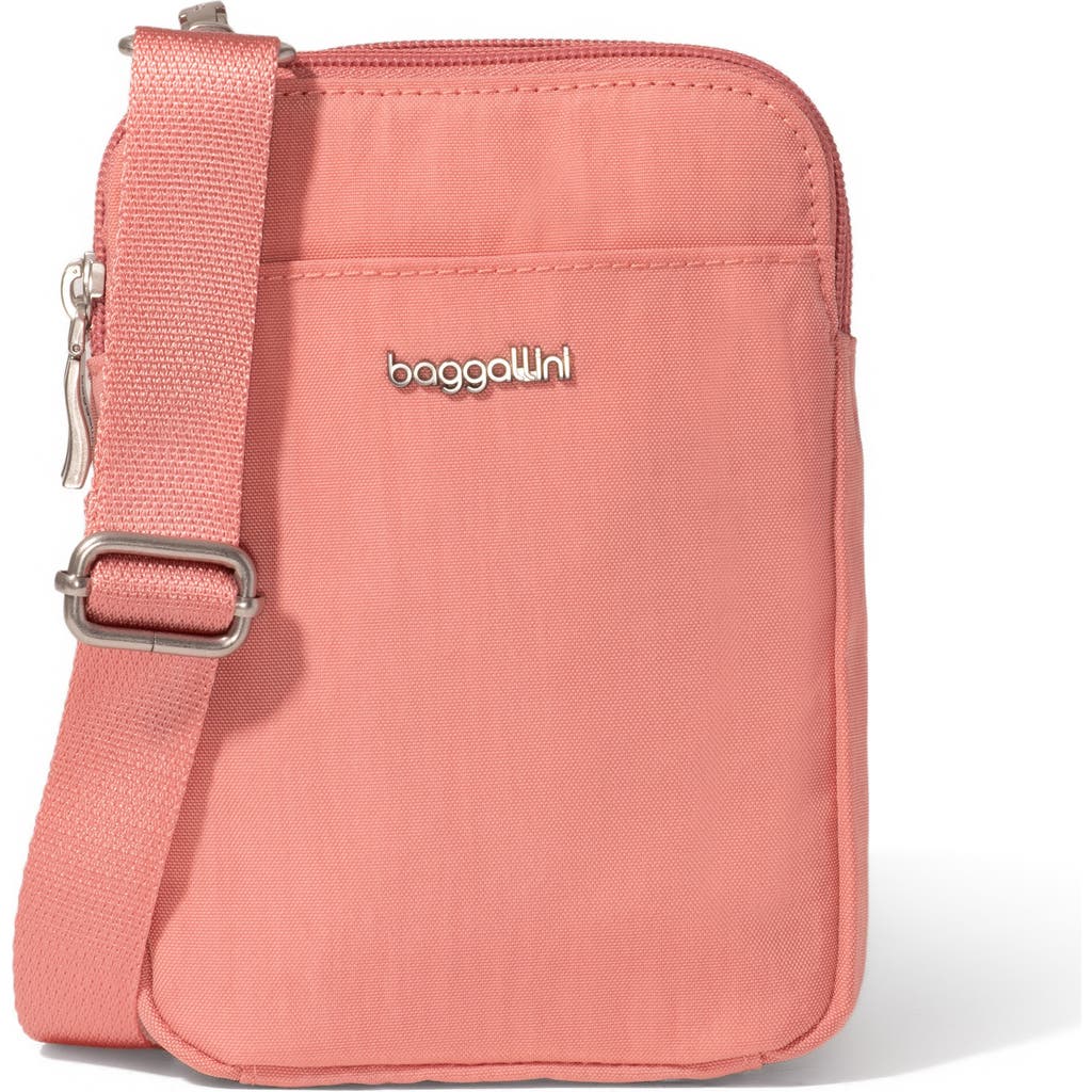 Baggallini Modern Take Two Rfid Crossbody Bag In Terracotta
