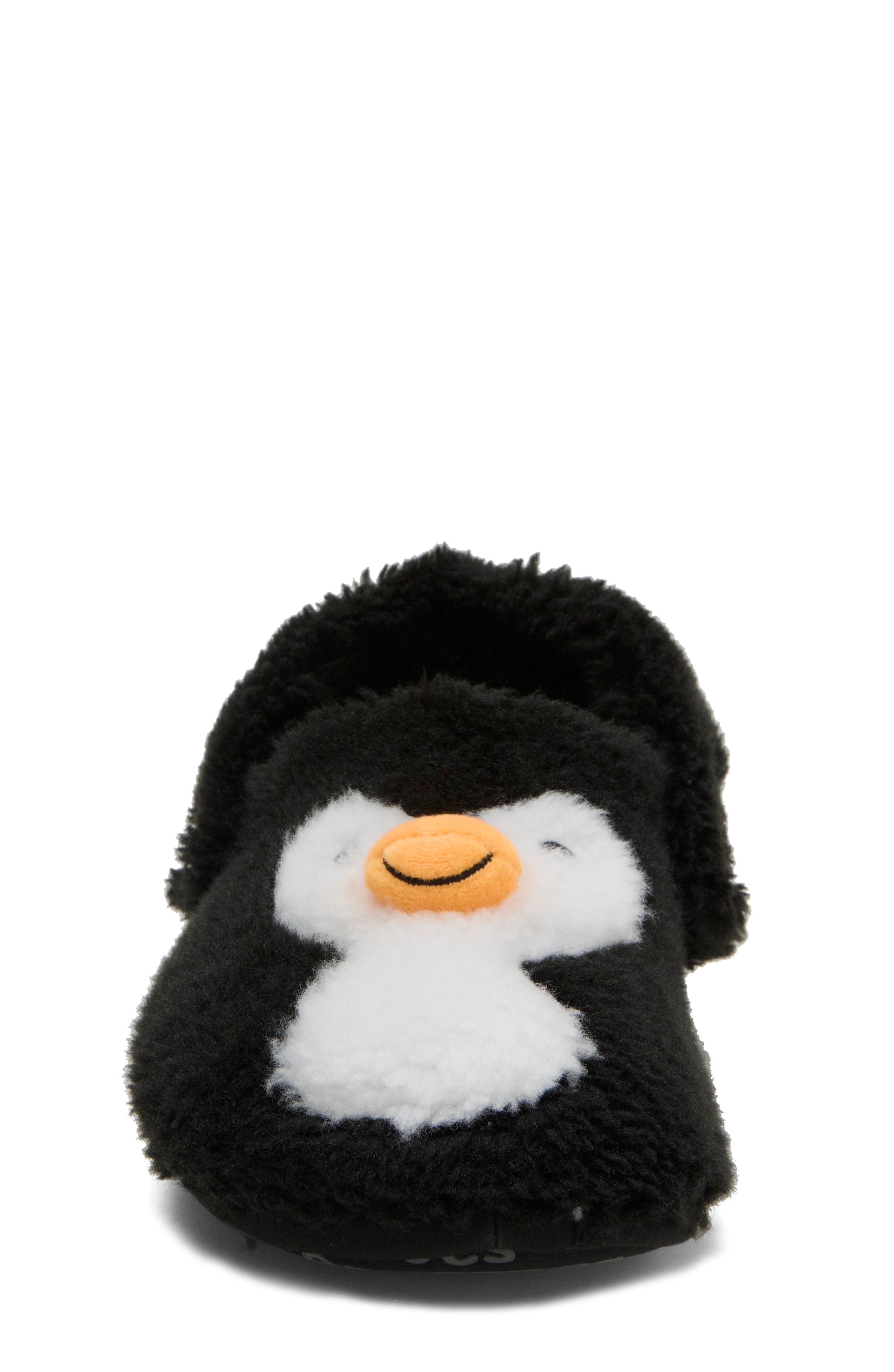 Kids' Classic Cozzzy Penguin Slipper, Alternate, color, BLACK