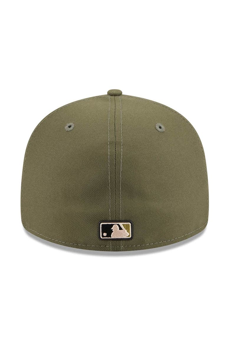 New Era Men's New Era  Olive Cleveland Guardians 2026 Armed Forces Day Low Profile 59FIFTY Fitted Hat, Alternate, color, Olive