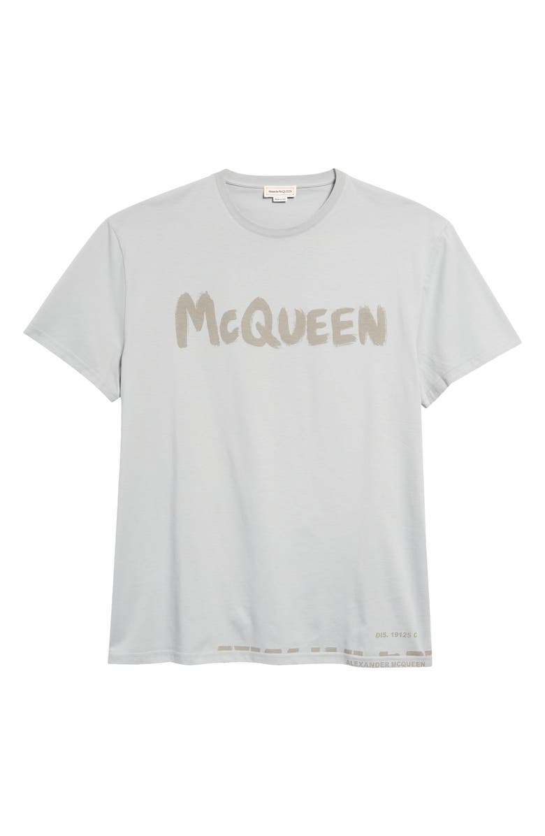 McQueen Graffiti Logo Cotton Graphic Tee, Alternate, color,