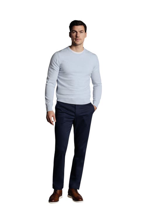 Charles Tyrwhitt Ultimate Non-iron Chinos In Blue
